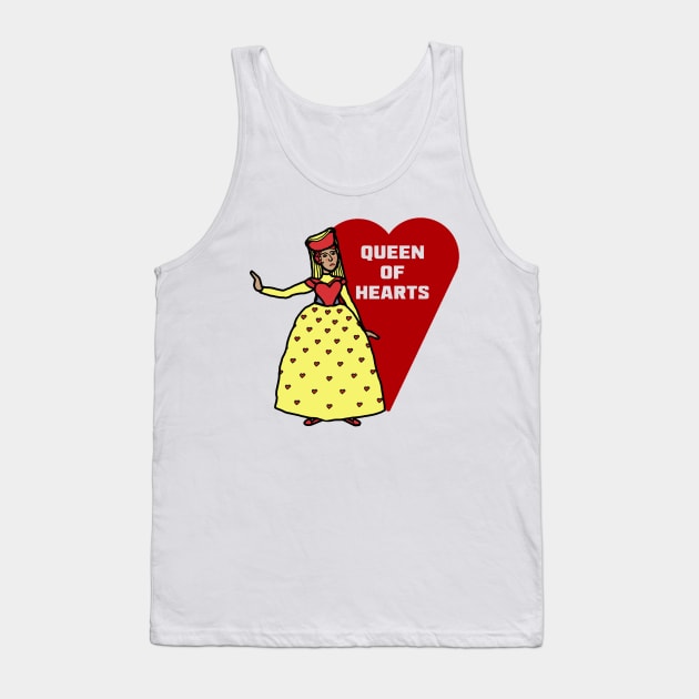 Queen of Hearts Tank Top by LochNestFarm